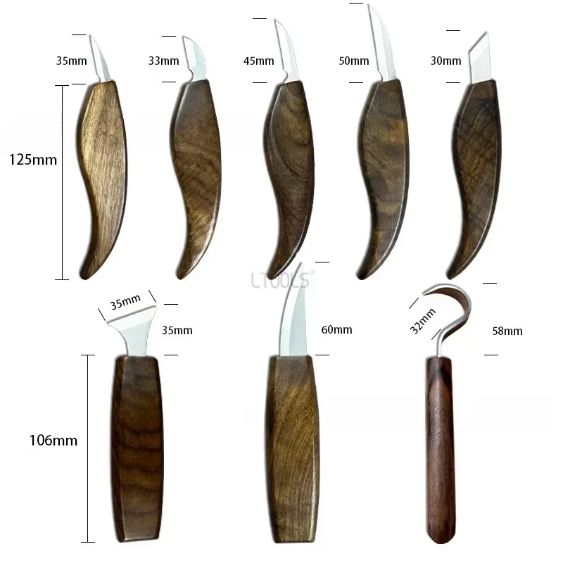Chisel Set Wood - New Mini Woodworking Carving Knife Set