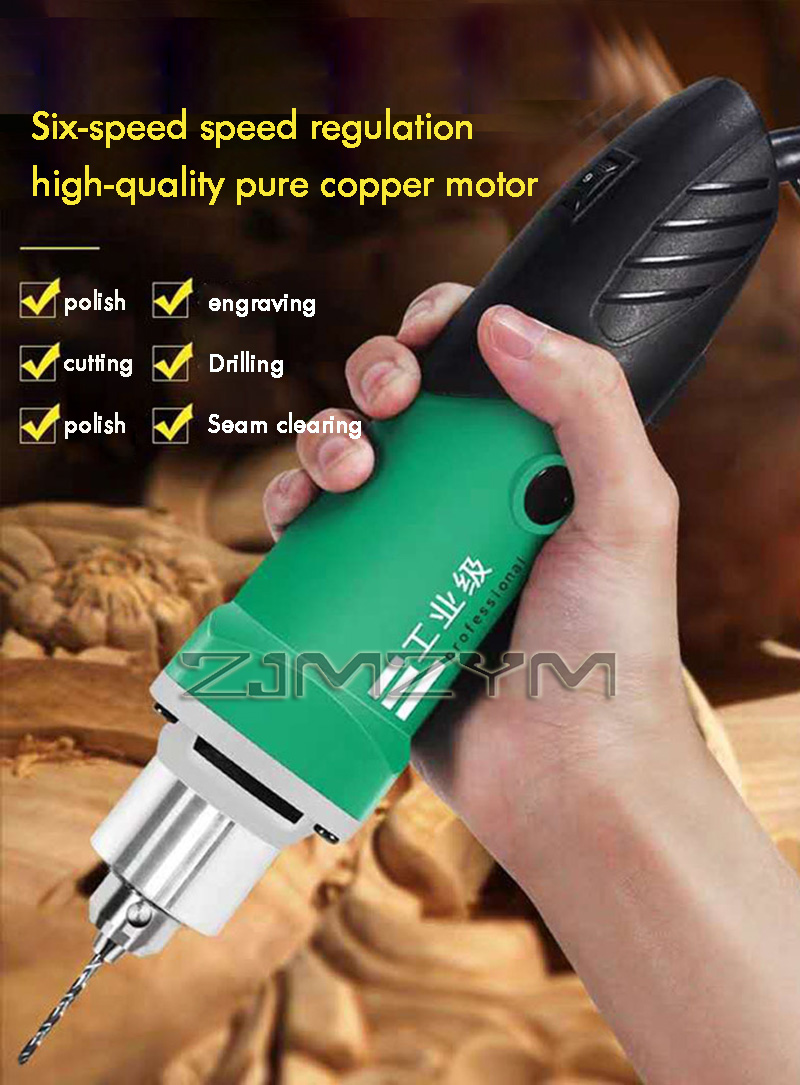Hand Tools Mechanical Workshop - 6-Position Variable Speed High-Power Engraver Electric