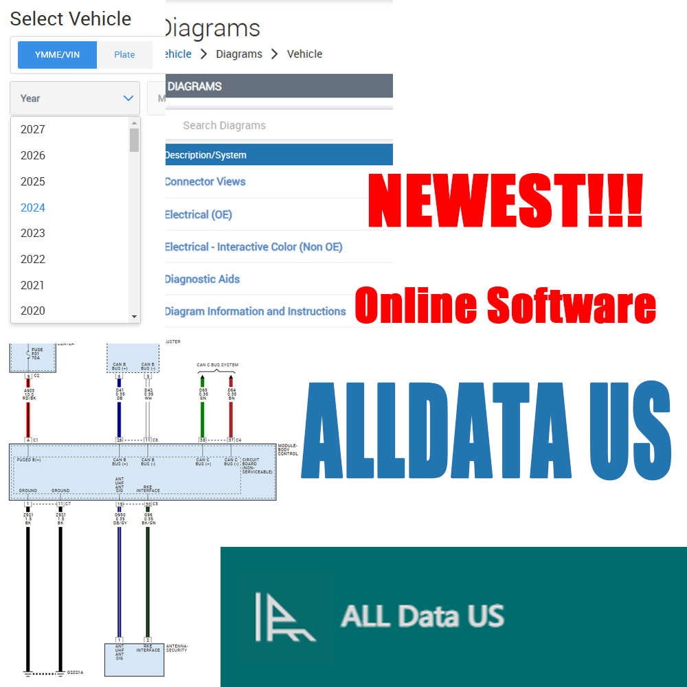 2026 Alldata US Full Version O - đánh giá và giá Workshop Tools Diagram