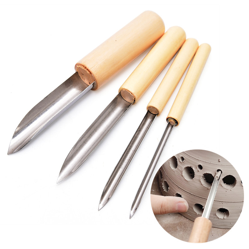 Đồ Gốm Công Cụ Puncher 4 Cái/b - đánh giá và giá Chisel Set Wood