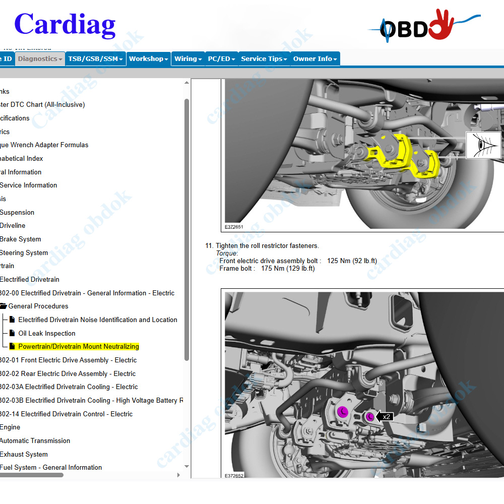 2026 for Ford PTS Online Softw - đánh giá và giá Workshop Tools Diagram