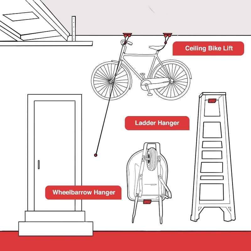 Heavy Duty Ladder Hooks - Wall - đánh giá và giá Workshop Tools On Wall