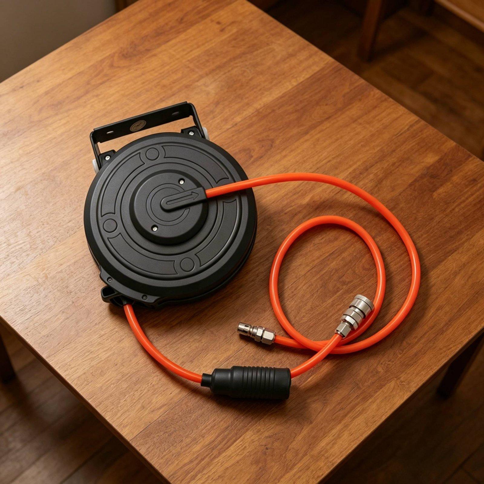 Retractable Pneumatic Air Hose - đánh giá và giá Tools In Workshop