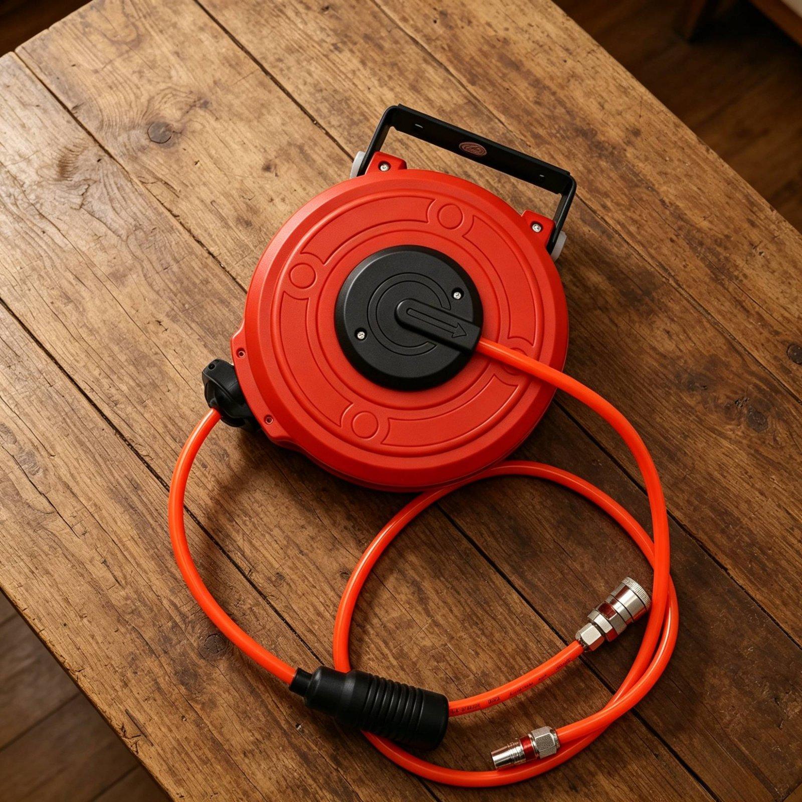 Retractable Pneumatic Air Hose - đánh giá và giá Tools In Workshop