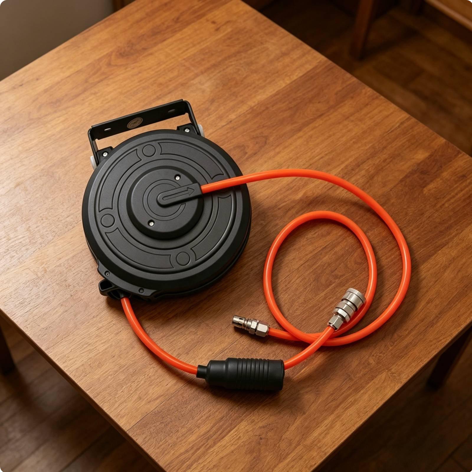 Retractable Pneumatic Air Hose - đánh giá và giá Tools In Workshop