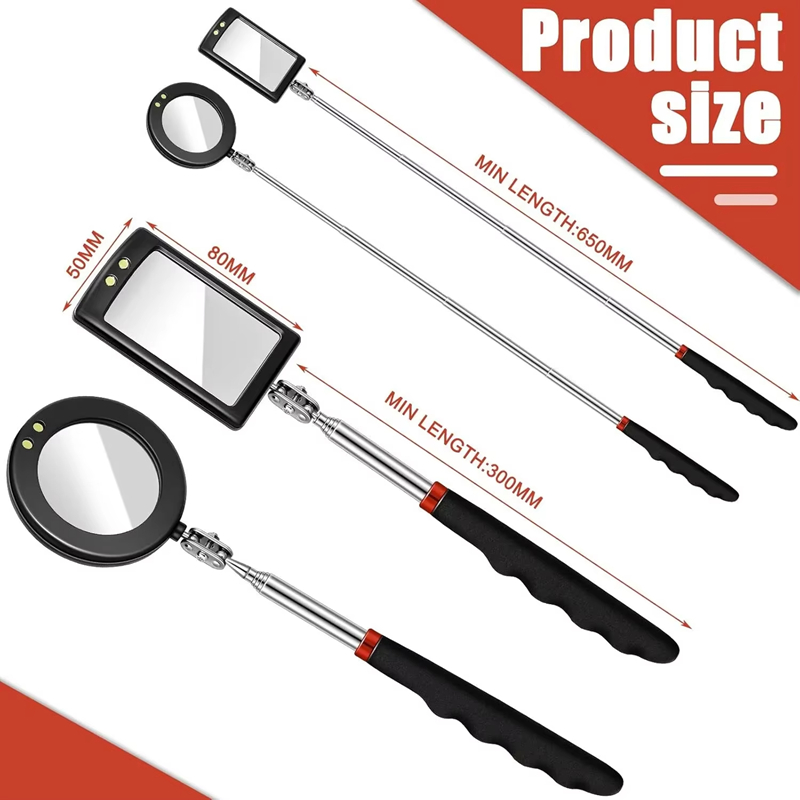 Car 360° Inspection Mirror LED - đánh giá và giá Car Workshop Tools Equipment
