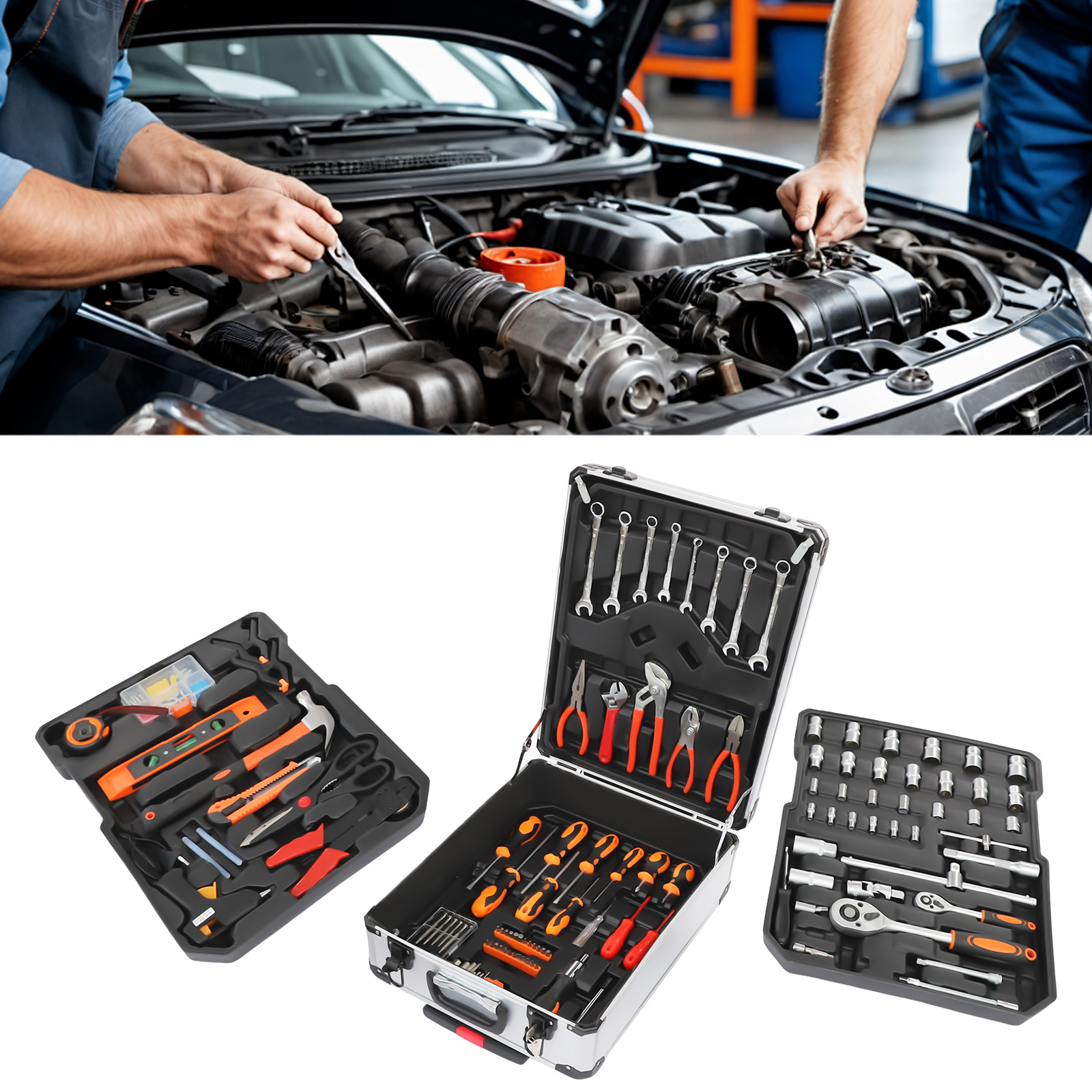 187PCS Carbon Steel Automotive - đánh giá và giá Hand Tools Maintenance Workshop