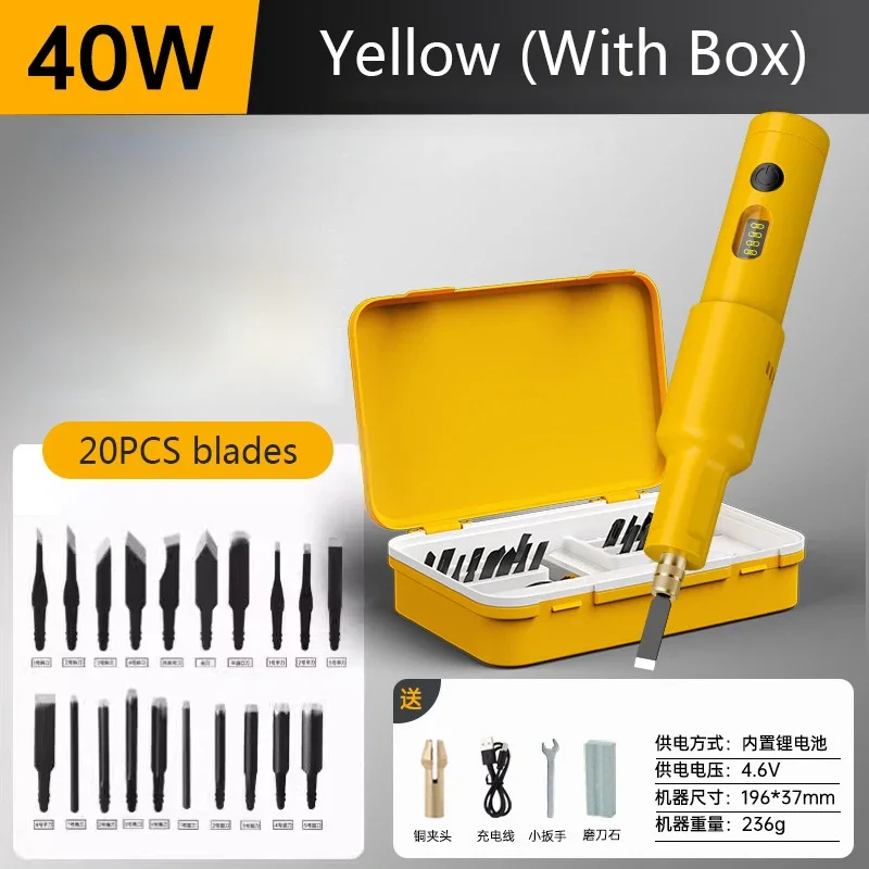 20PCS Blade Electric Engraving - đánh giá và giá Chisel Set Wood