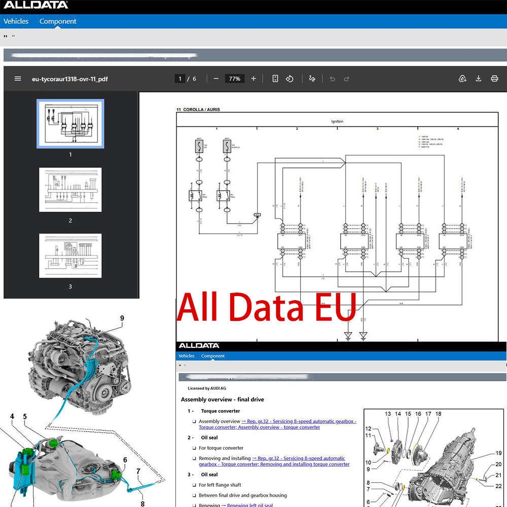 2026 Alldata Repair Software F - đánh giá và giá Workshop Tools Diagram