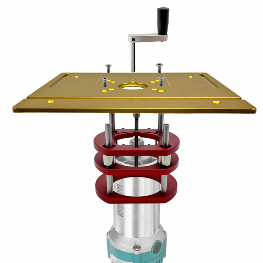Aluminum Router Lift Kit with  - đánh giá và giá Router Table Insert