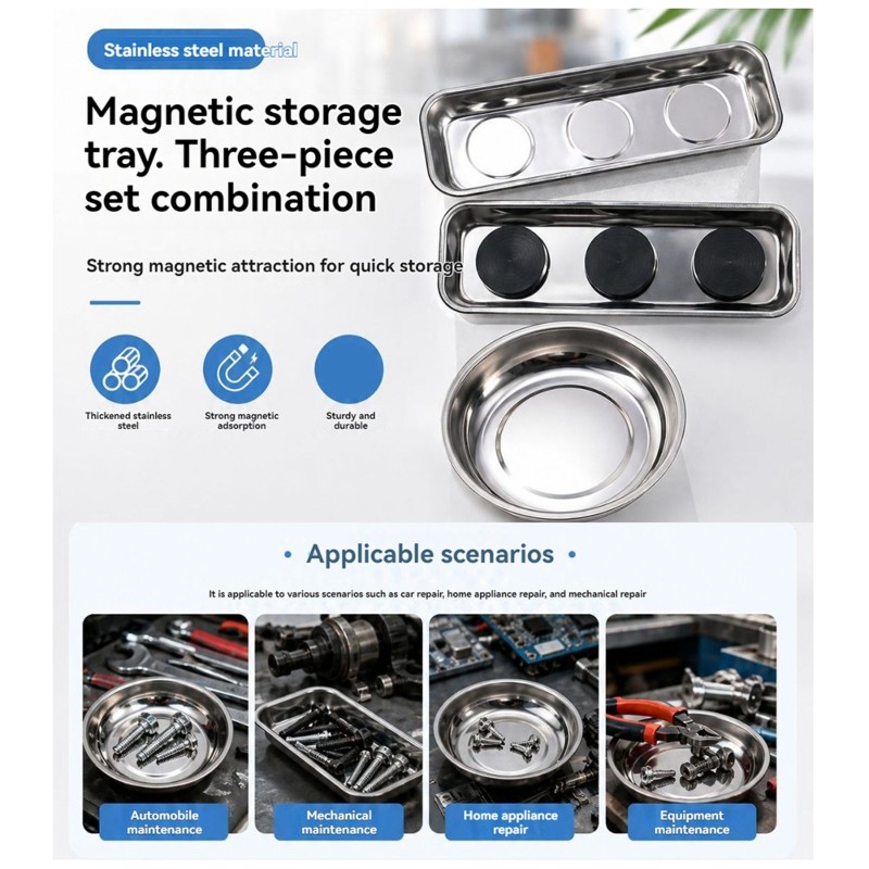 Strong Magnet Screw Holder 3-P - đánh giá và giá Magnetic Parts Tray