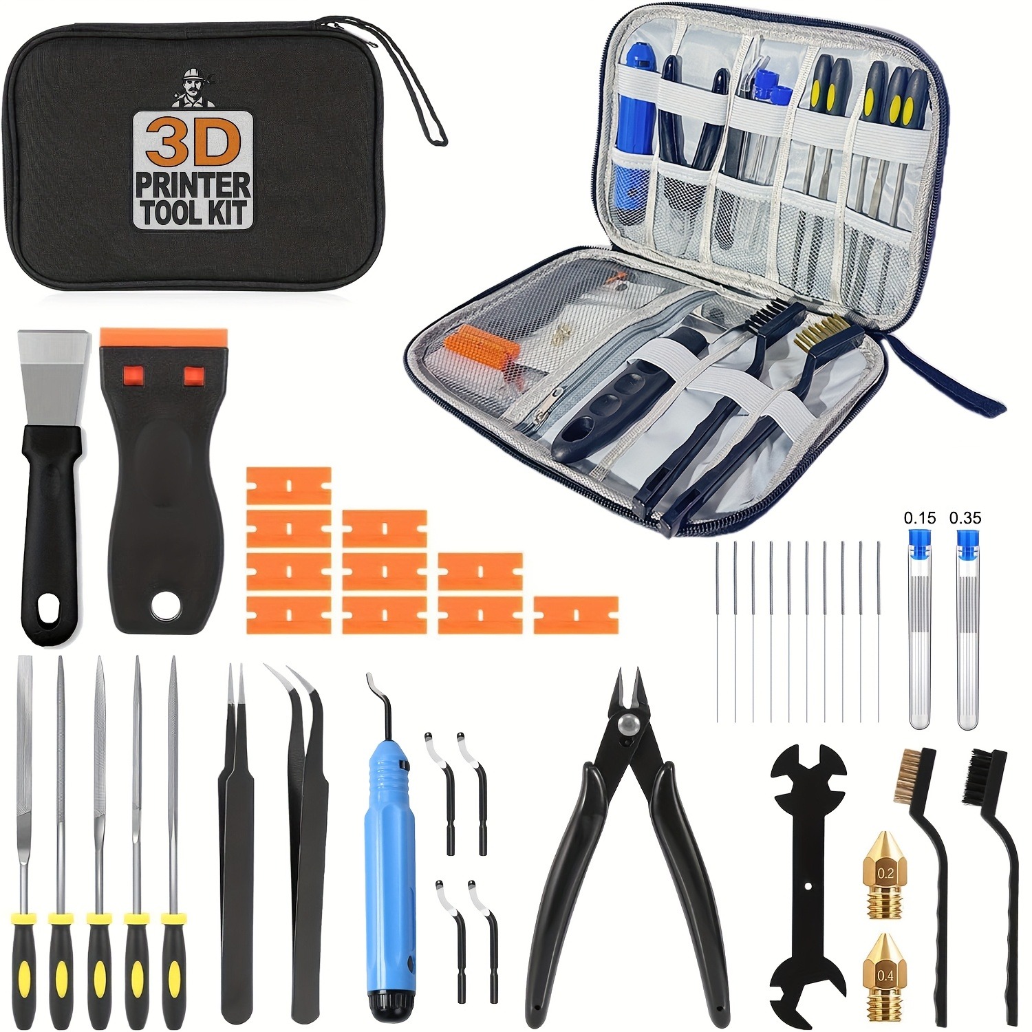 3D Printer Tools Kit, 33pcs 3D - đánh giá và giá Tools Vape