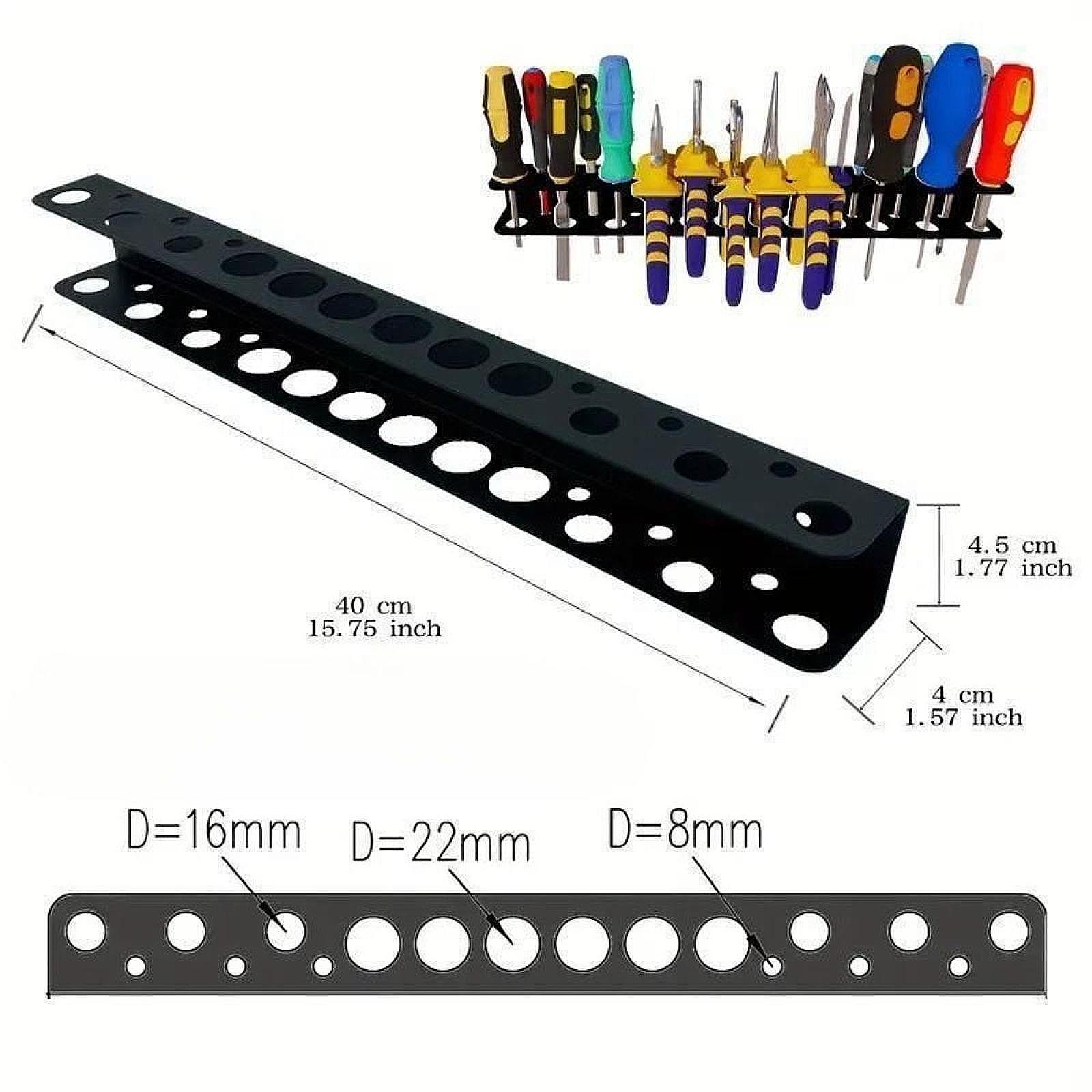 Wall Mounted Screwdrivers Hold - đánh giá và giá Workshop Tools On Wall