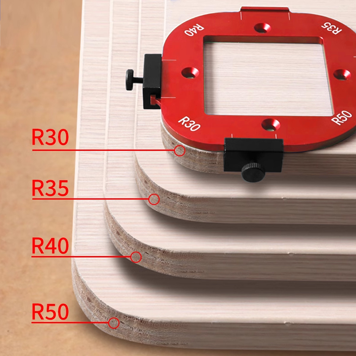 Aluminum round Corner Radius T - đánh giá và giá Router Table Insert