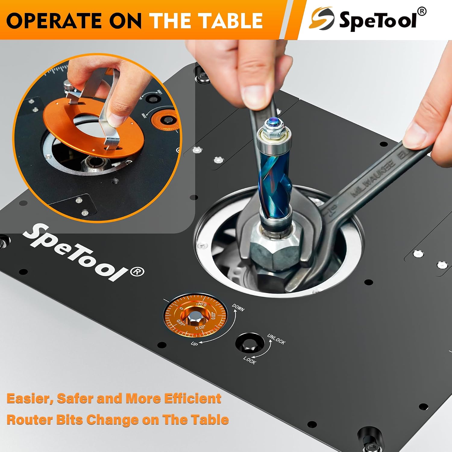 Router Lift System – Heavy-Dut - đánh giá và giá Router Table Insert