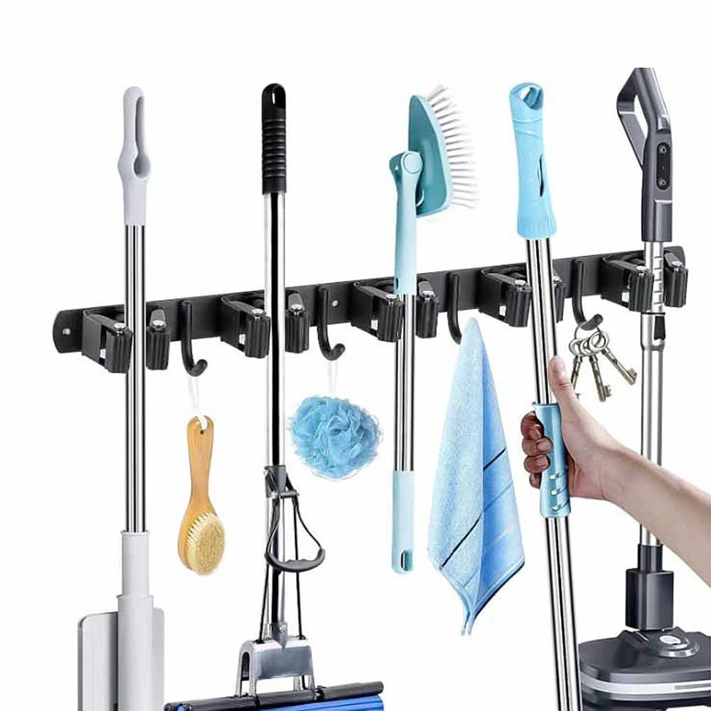 Stainless Steel Mop and Broom  - đánh giá và giá Workshop Tools On Wall