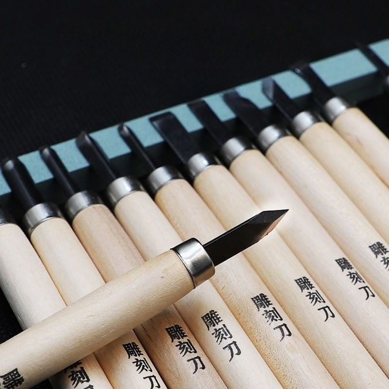 Carving Knife Set Woodblock Ru - đánh giá và giá Chisel Set Wood