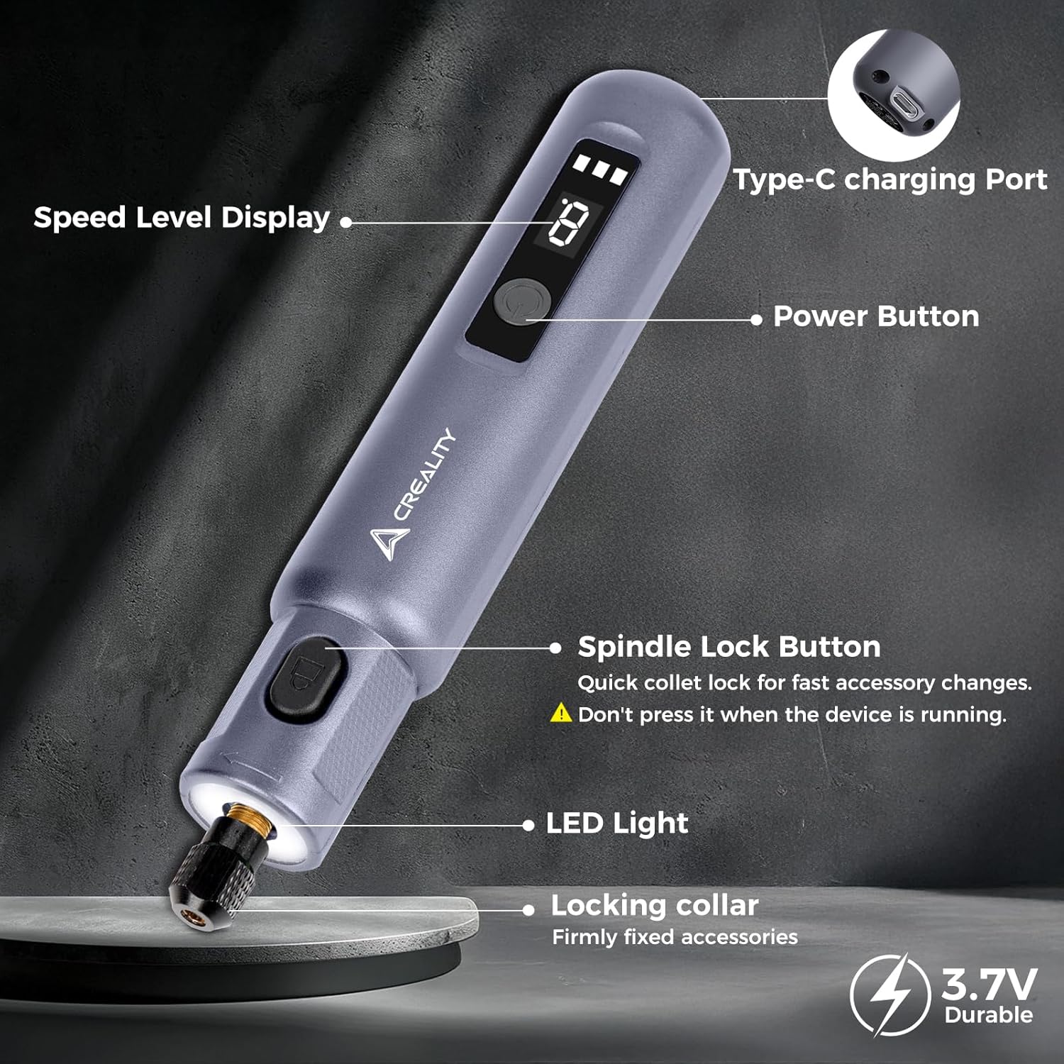 Creality Cordless Rotary Tool  - đánh giá và giá Tools Vape