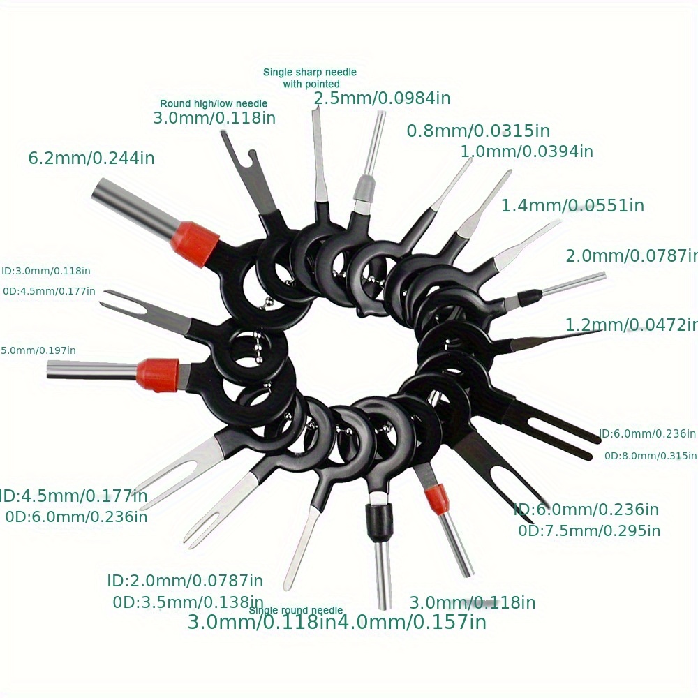 11/18pcs Car Terminal Removal  - đánh giá và giá Car Workshop Tools Equipment