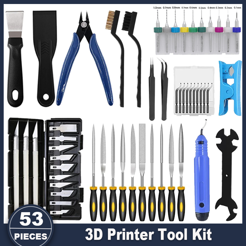 3D Printer Tools Kit, 53pcs 3D - đánh giá và giá Tools Vape